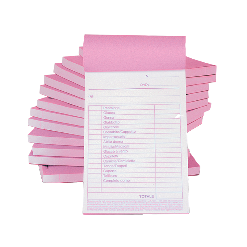 Ricevute Carta Chimica